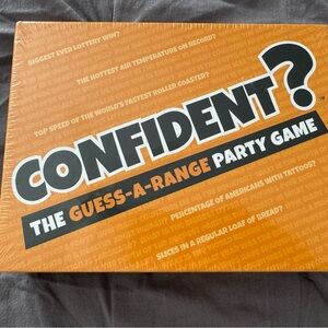 Confident ? The Guess-A-Range Party Game USA Ed 2-30 Players Trivia NEW